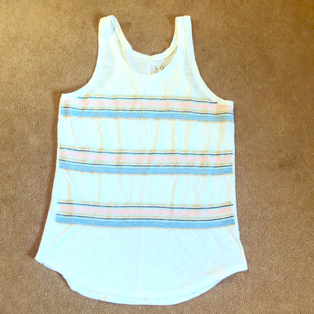 Ann Taylor loft vintage soft racer back T